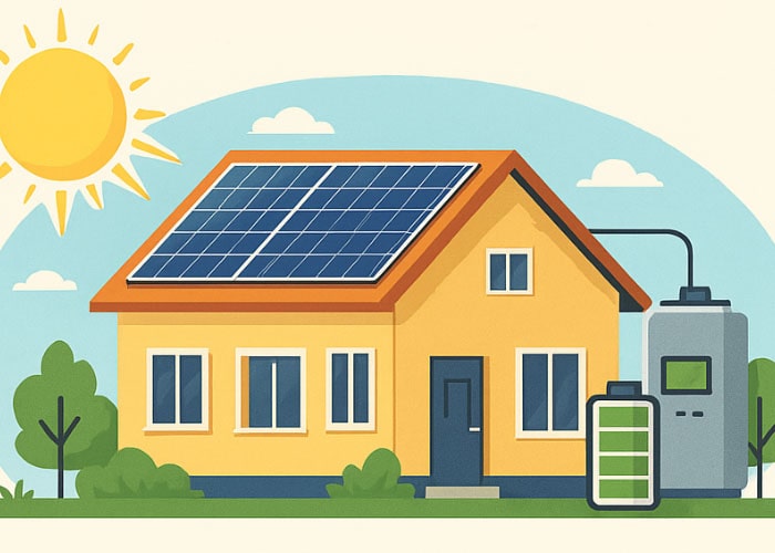 با انرژی خورشیدی هزینه برق را نصف کنید